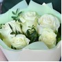 Букет Белые розы 5 шт